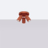 Ceiling lamp KARBON 3P red ochre