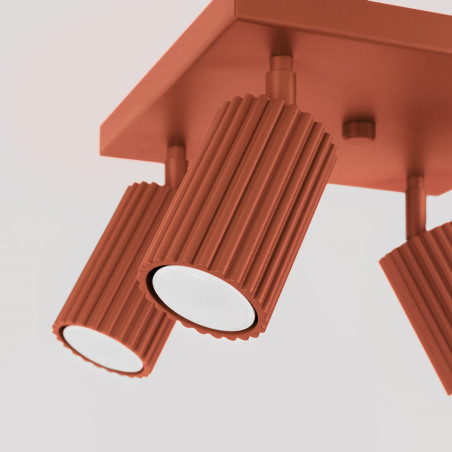 Plafond KARBON 4 roter Ocker