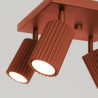 Candeeiro de teto KARBON 4 vermelho ocre