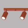 Ceiling lamp KARBON 4L red ochre