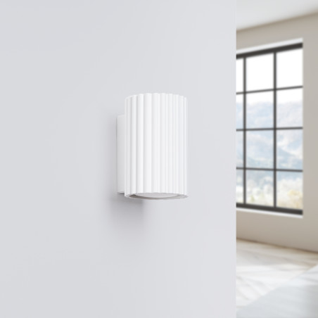 Candeeiro de parede KARBON 10 branco