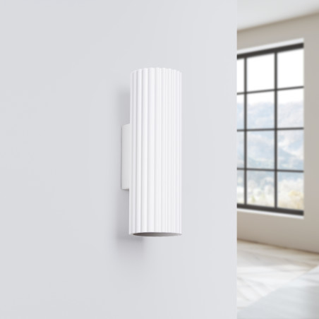 Candeeiro de parede KARBON 20 branco