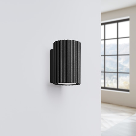 Wall lamp KARBON 10 black