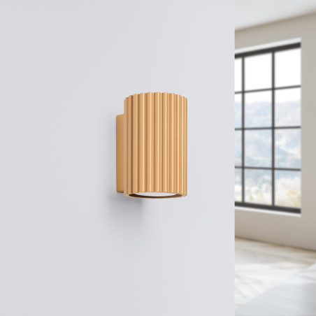 Wall lamp KARBON 10 gold