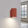 Candeeiro de parede KARBON 10 vermelho ocre