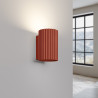 Lampada da parete KARBON 10 rosso ocra
