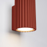 Candeeiro de parede KARBON 10 vermelho ocre