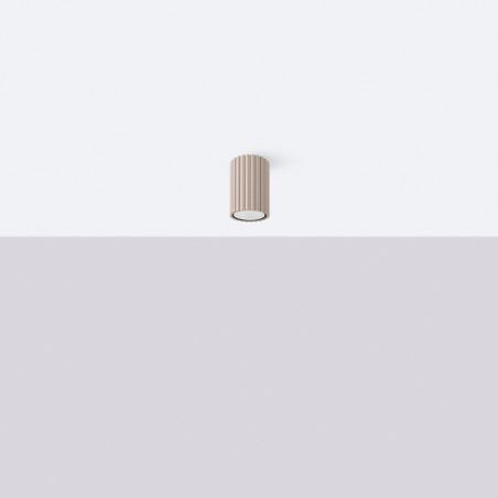 Ceiling lamp KARBON 10 taupe