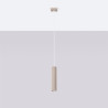 Lampe suspendue KARBON 1 taupe