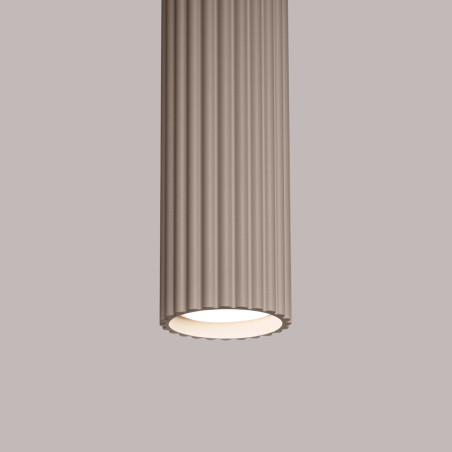 Lampe suspendue KARBON 1 taupe
