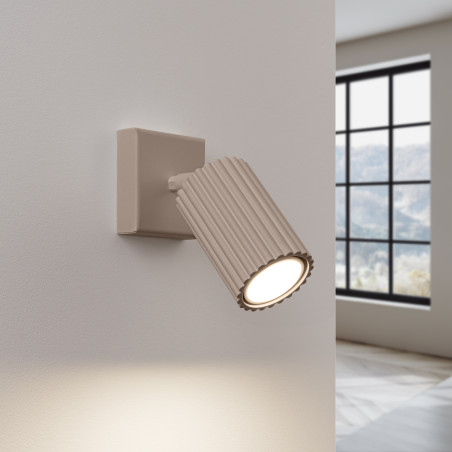 Lámpara de pared KARBON taupe