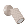 Wall lamp KARBON taupe with a switch