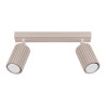 Lampada da soffitto KARBON 2 taupe