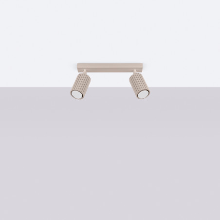 Ceiling lamp KARBON 2 taupe