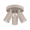 Ceiling lamp KARBON 3P taupe
