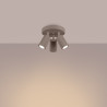 Ceiling lamp KARBON 3P taupe