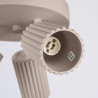Ceiling lamp KARBON 3P taupe