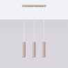 Lampe suspendue KARBON 3L taupe