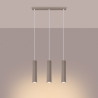 Lampada a sospensione KARBON 3L taupe