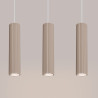 Pendant lamp KARBON 3L taupe