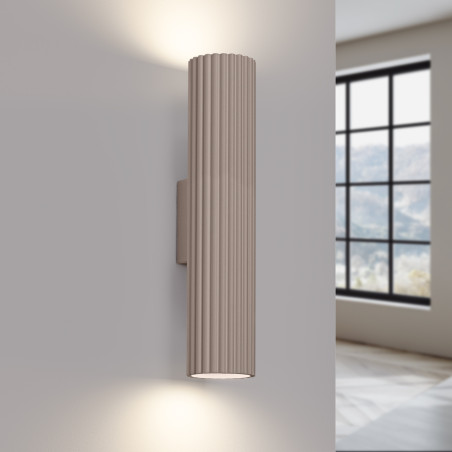 Candeeiro de parede KARBON 30 taupe