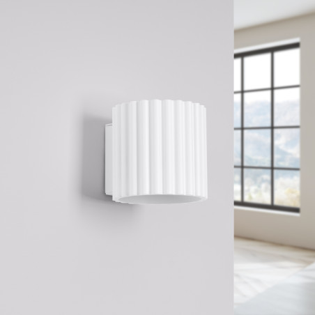 Candeeiro de parede AURA branco G9