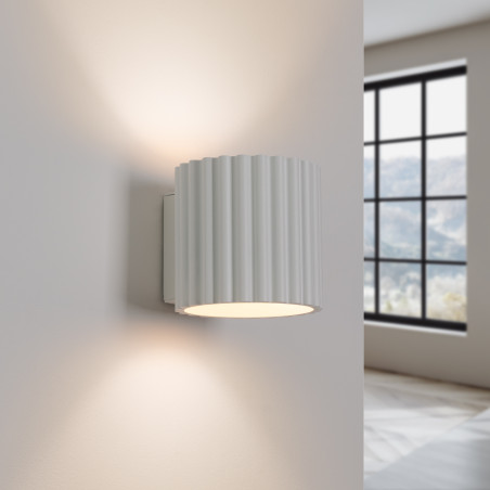 Candeeiro de parede AURA branco G9
