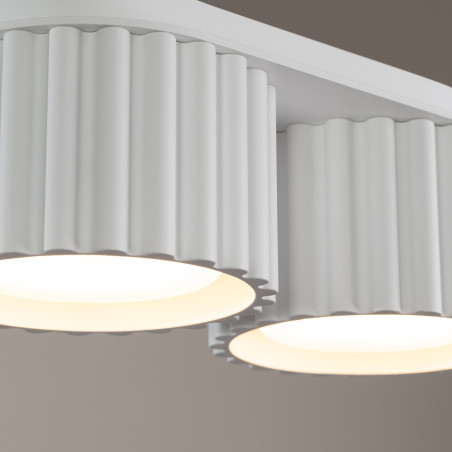Ceiling lamp AURA 2 white Gx53