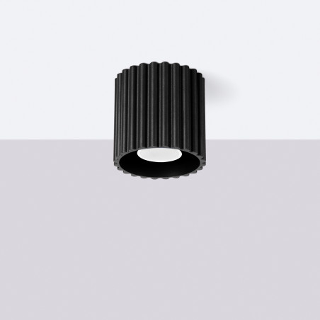Plafond AURA 1 schwarz GU10