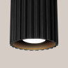 Ceiling lamp AURA 1 black GU10