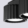 Lampada a soffitto AURA 2 nero Gx53