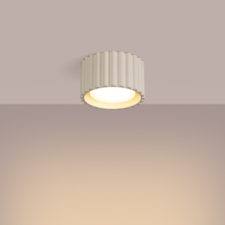 Ceiling lamp AURA 1 beige Gx53