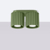 Lampada da soffitto AURA 2 verde oliva GU10