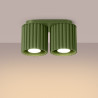 Ceiling lamp AURA 2 olive green GU10