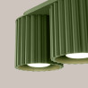 Ceiling lamp AURA 2 olive green GU10