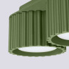 Lampada da soffitto AURA 2 verde oliva Gx53