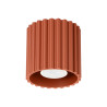 Lampada da soffitto AURA 1 rosso ocra GU10