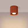 Lampada da soffitto AURA 1 rosso ocra GU10