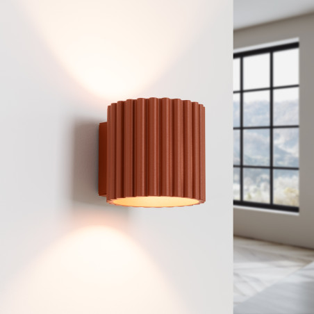 Aplique AURA rojo ocre G9