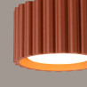 Plafonnier AURA 1 rouge ochra Gx53