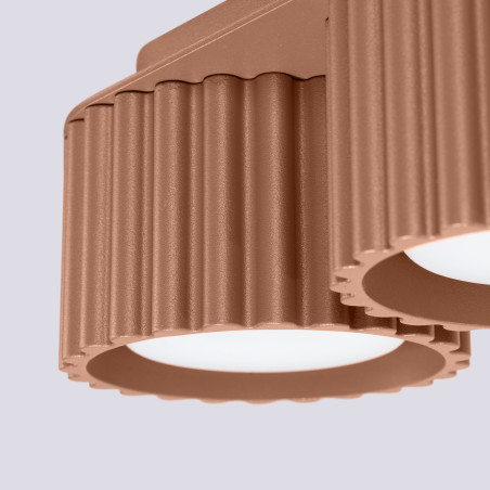 Lampada da soffitto AURA 2 moka Gx53