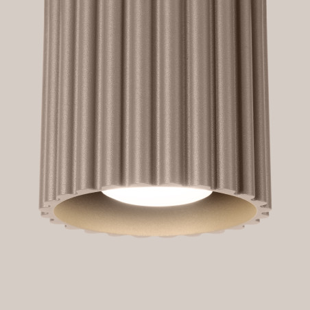 Lampada da soffitto AURA 1 taupe GU10