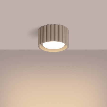 Lampada da soffitto AURA 1 taupe Gx53