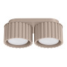 Ceiling lamp AURA 2 taupe Gx53