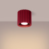 Ceiling lamp AURA 1 burgundy GU10