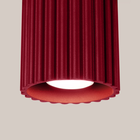 Lampada da soffitto AURA 1 bordeaux GU10
