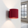 Wall lamp AURA burgundy G9