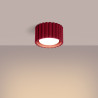Ceiling lamp AURA 1 burgundy Gx53