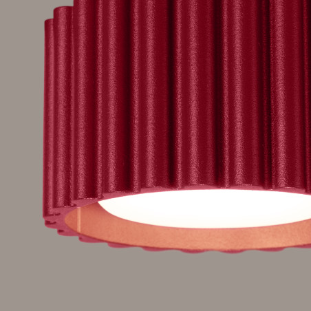 Candeeiro de teto AURA 1 burgundy Gx53
