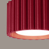 Plafonnier AURA 1 bordeaux Gx53